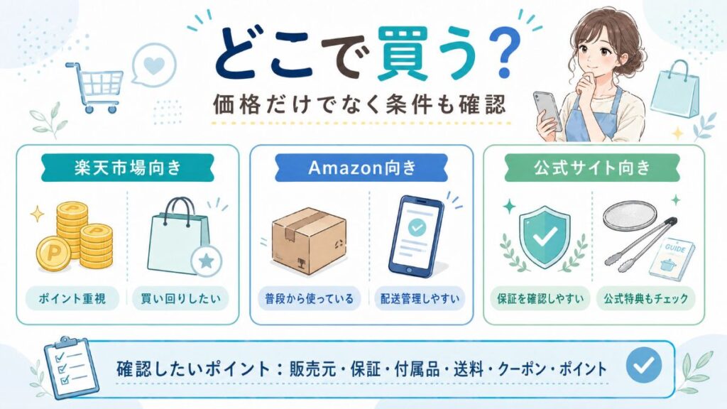 BONIQを楽天市場、Amazon、公式サイトで購入する際の比較ポイント