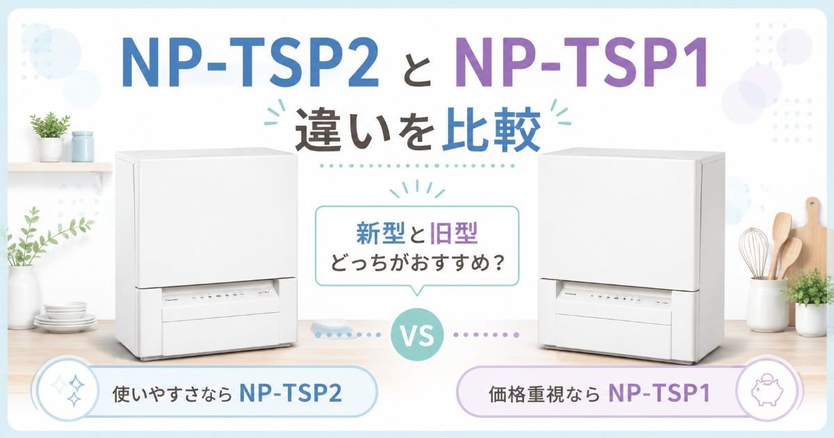 NP-TSP2とNP-TSP1の違いを比較したアイキャッチ画像