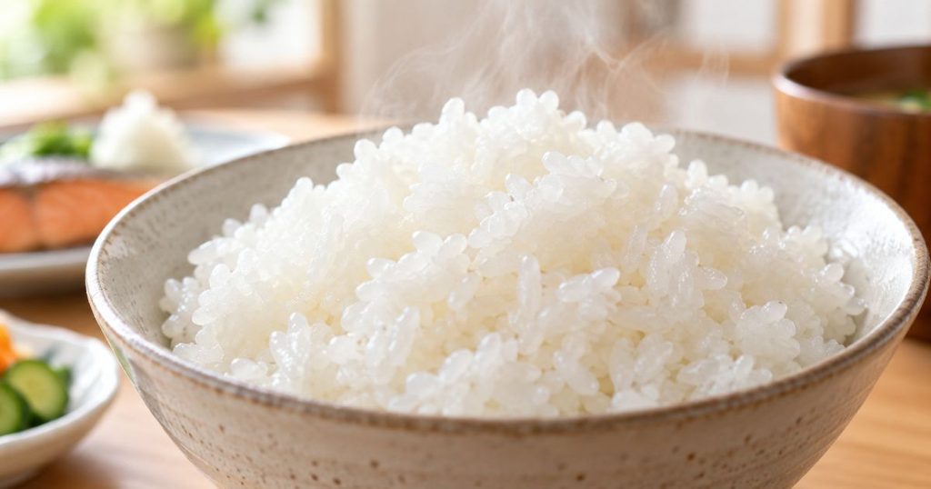 つやのある炊きたての白ごはん