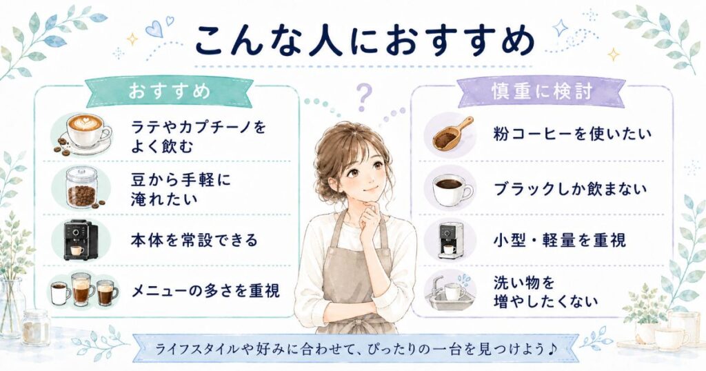 YACM-M1593がおすすめな人と慎重に検討したい人の違い