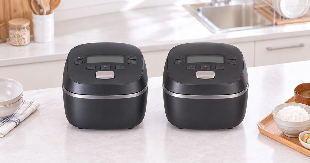 JRI-A100とJRI-S100を斜め上から並べて見たイメージ