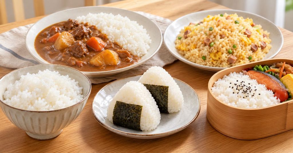 白ご飯・カレー・チャーハン・おにぎり・弁当ご飯