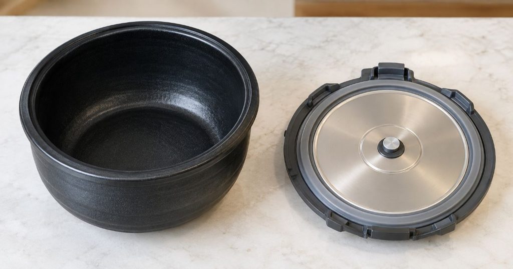 土鍋釜と内ぶたのお手入れ部品2点