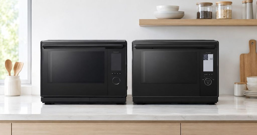 キッチンカウンターに並べて設置したNE-UBS10DとNE-BS9D