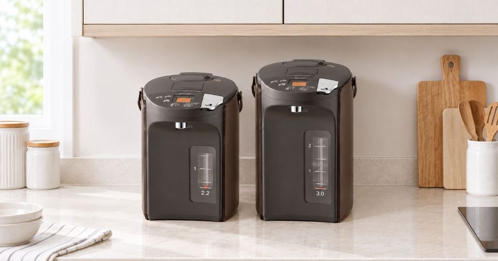収納棚の下にPIS-N220TとPIS-N300Tを並べた設置イメージ