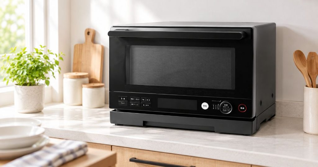 SX-20G251の操作パネルが見えるキッチンでの設置風景