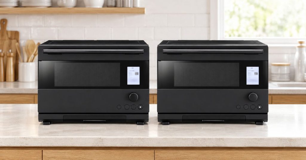 AX-U1DとAX-U1Cを並べた正面比較