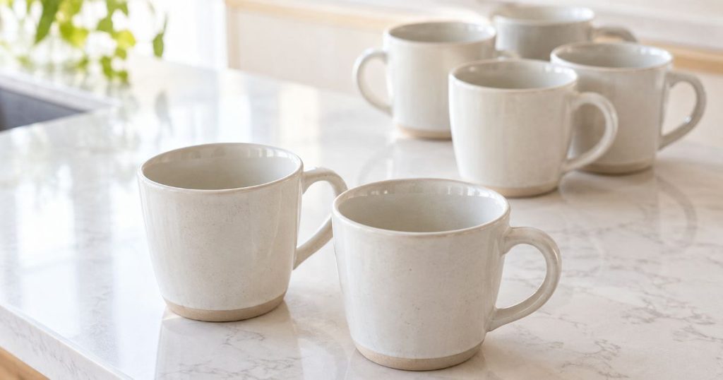 少量使いとまとめ使いをイメージした複数のマグカップ