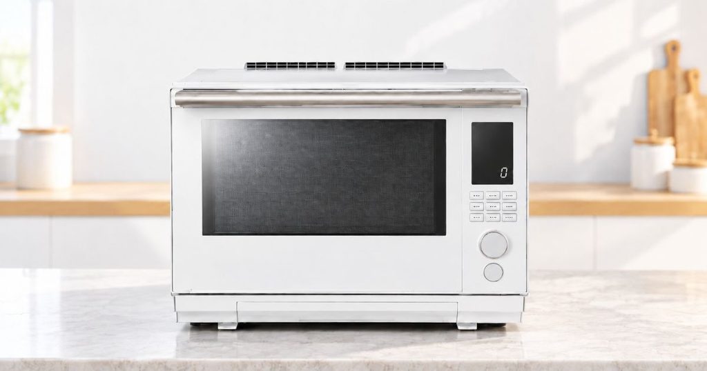 明るいキッチンに置かれた白いER-D5000C