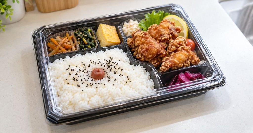 大きめのコンビニ弁当風容器