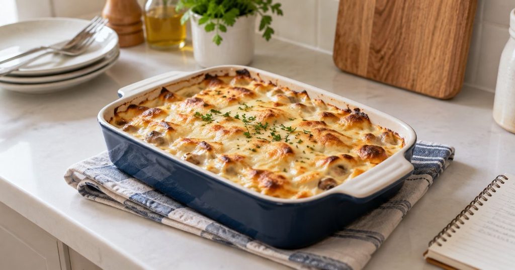 熱皿に入った焼き上がりのグラタン